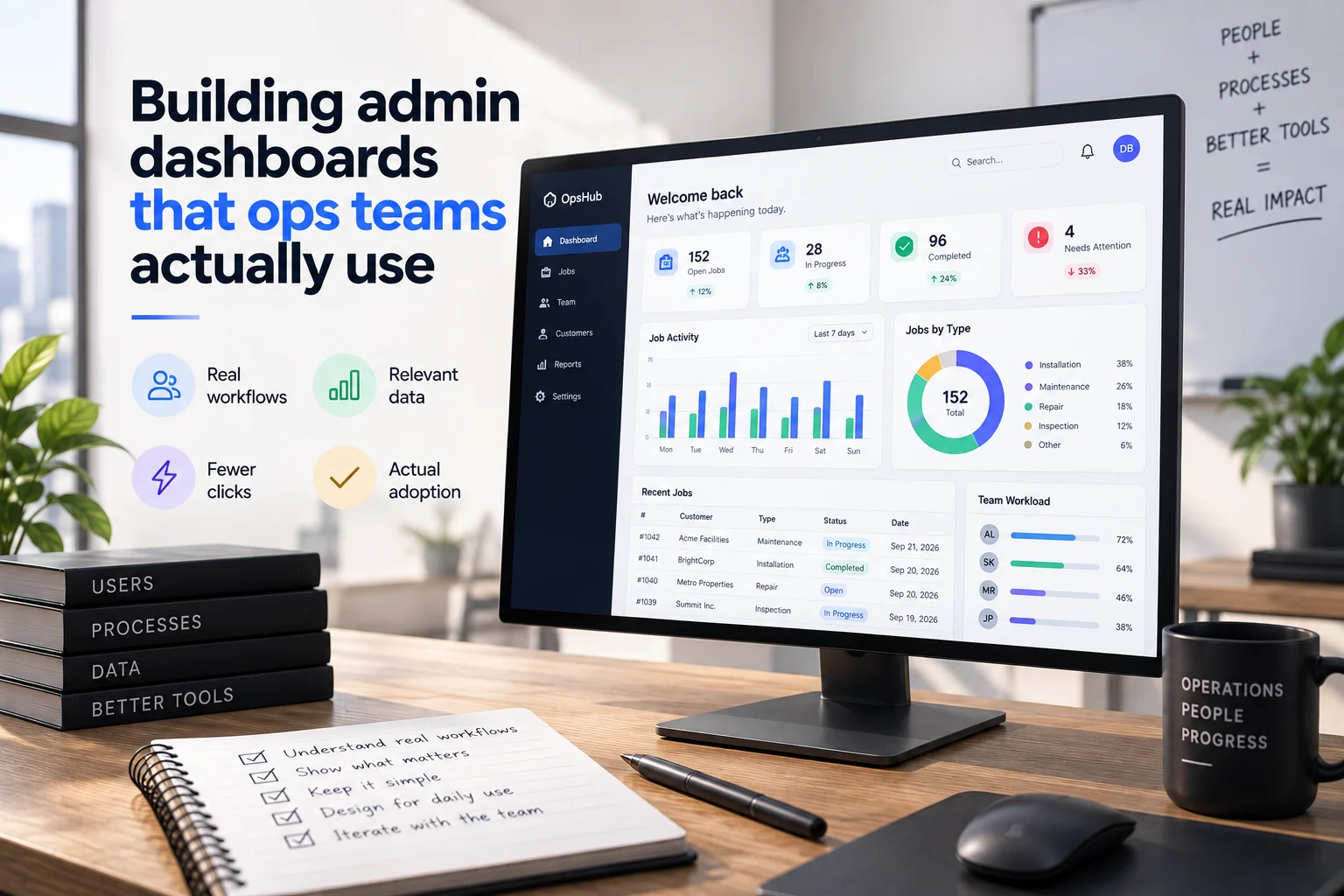 Building admin dashboards that ops teams actually use